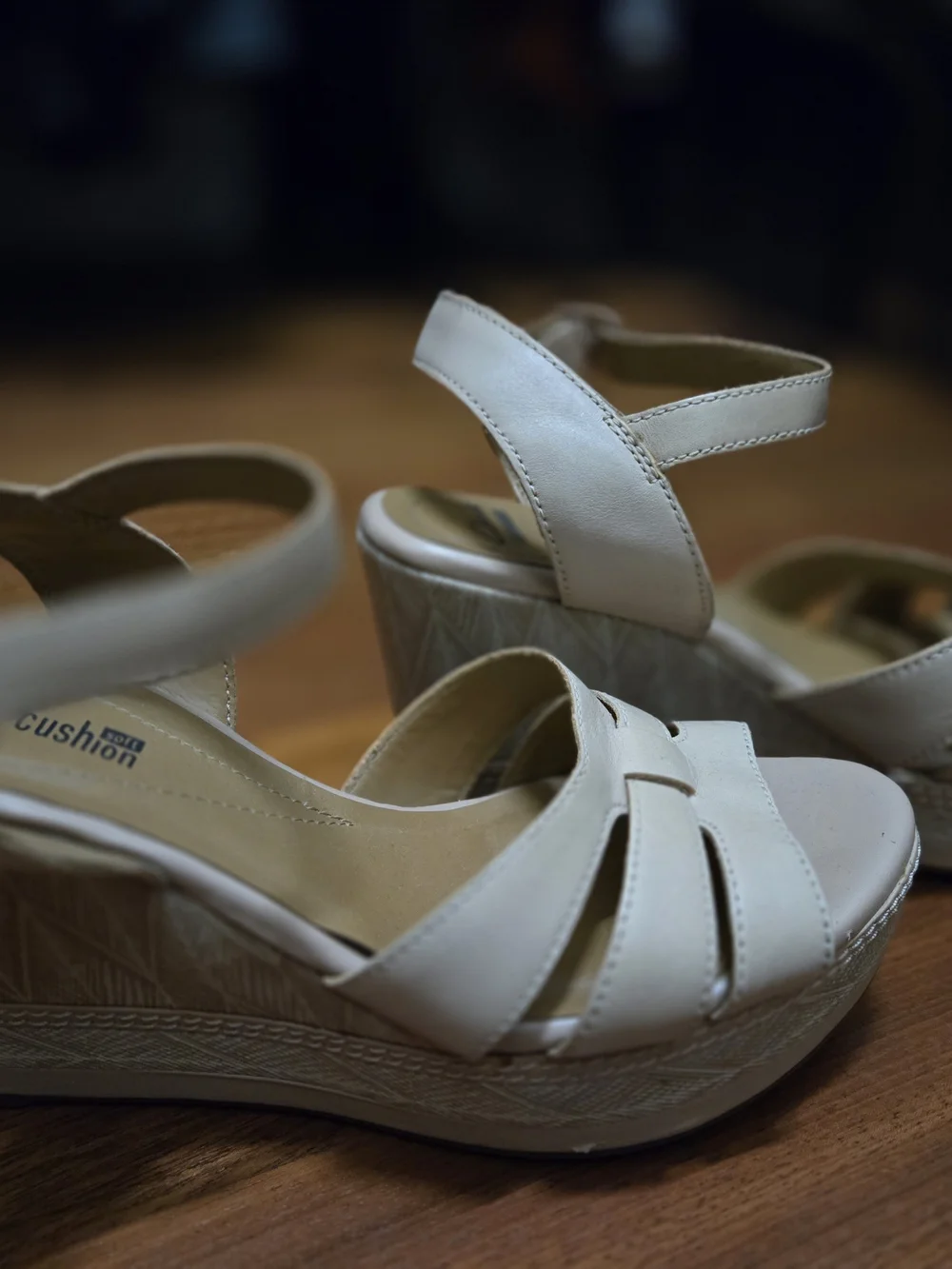 Clarks Women's Wedge Heel Sandals - Size 8.5
